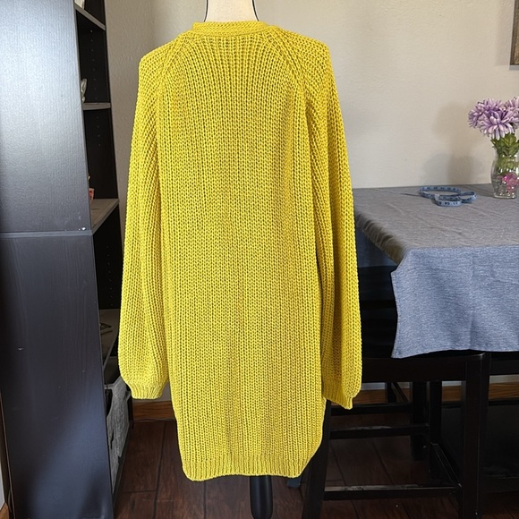 Women’s Size 26/28 River Island Yellow Cardigan - Picture 2 of 6